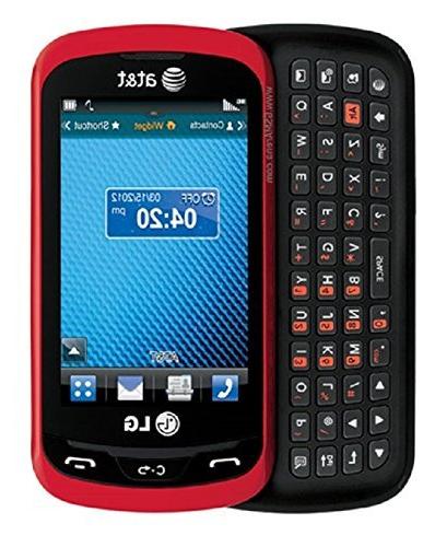 LG Xpression C395 Qwerty Keyboard Slider Cellphone GSM